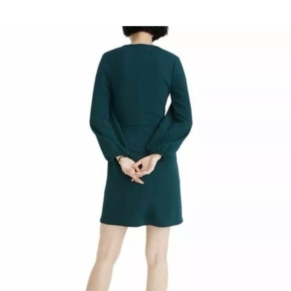 Madewell Long-Sleeve Side-Tie‎ Dress size M - Picture 8 of 10